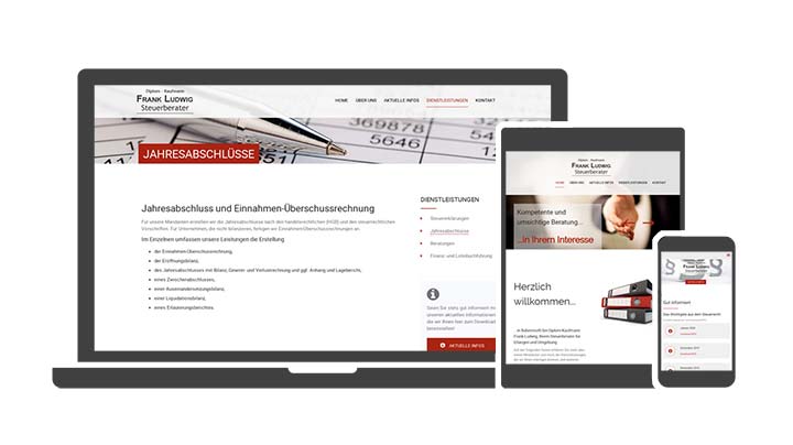 Webdesign Referenz Steuerberater